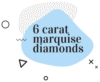 6 Carat Marquise Diamonds