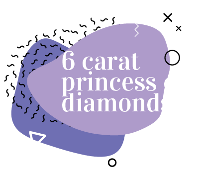 6 Carat Princess Cut Diamonds