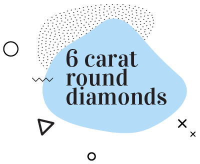 6 Carat Round Diamonds