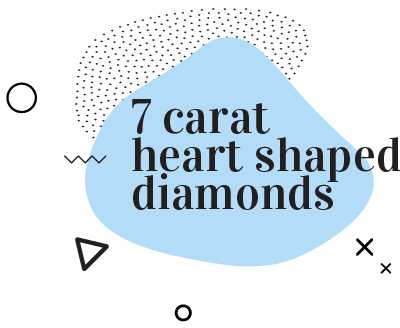 7 Carat Heart Diamonds