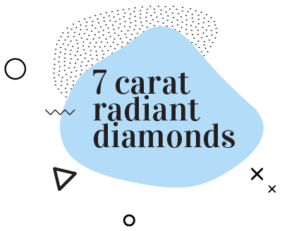 7 Carat Radiant Diamonds