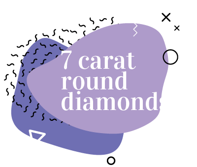 7 Carat Round Brilliant Diamonds