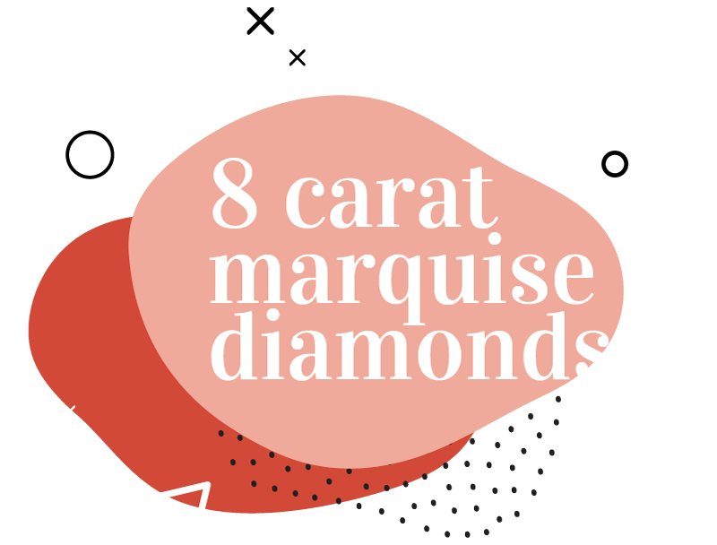 8 Carat Marquise Diamonds