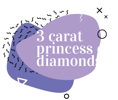 3 carat princess cut diamonds header image