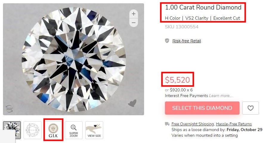 Diamonds Direct review value for money