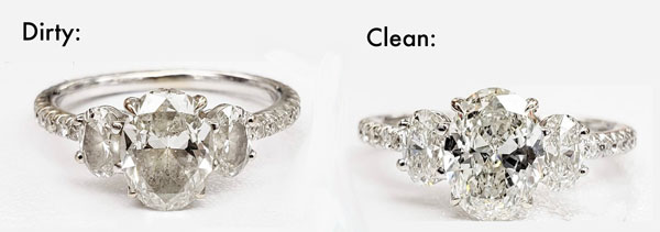 sell engagement ring clean ring
