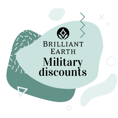 Brilliant earth military discount header