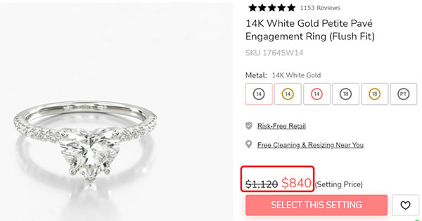 Avril Lavignes Engagement Ring James Allen Option