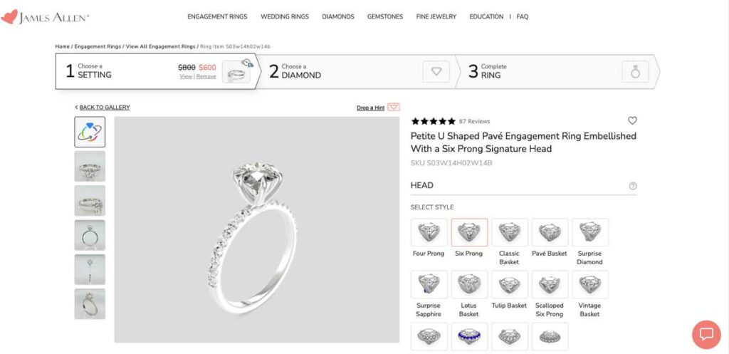 Big Engagement Ring Debate: Costco vs. Shane Co vs. James Allen