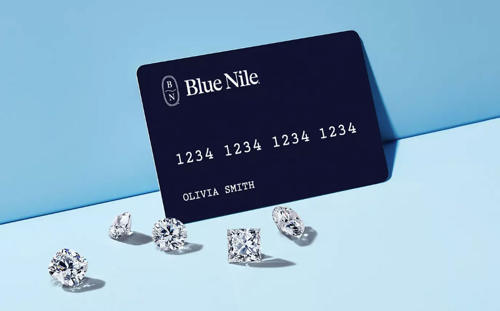 Blue Nile credit card example