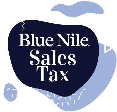 blue nile sales tax header image