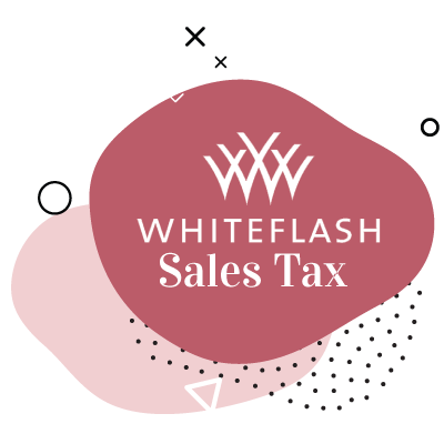 Whiteflash sales tax header