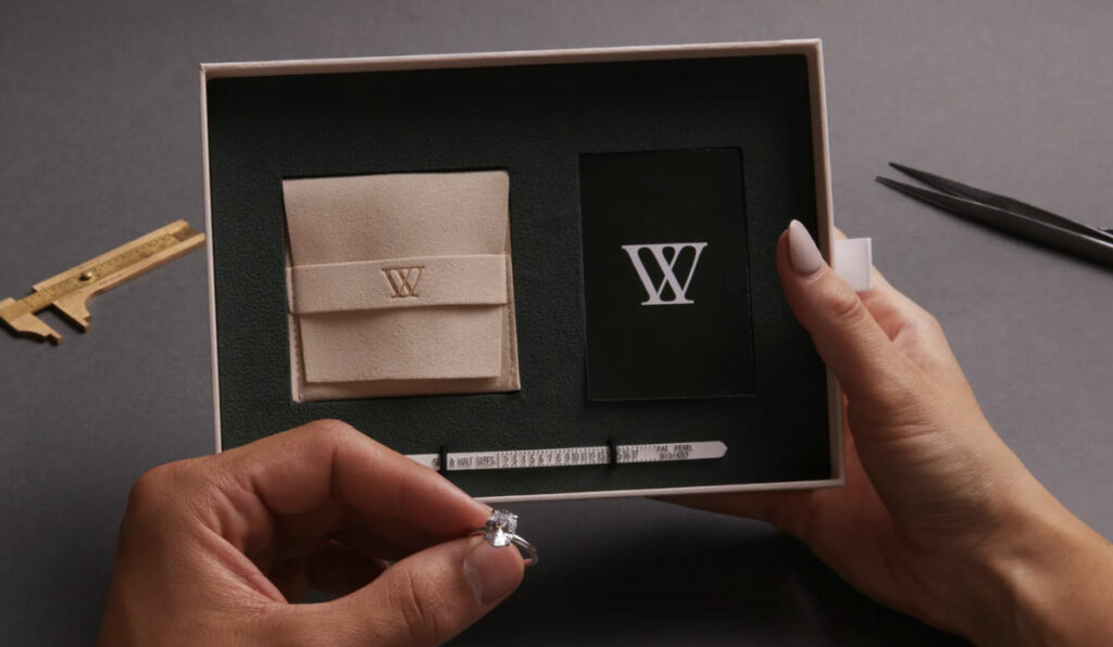 wove custom try on ring