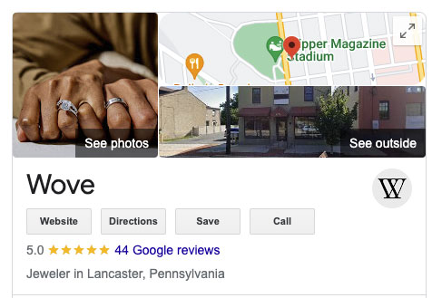 wove google reviews