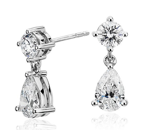 Canadian Diamond Drop Earrings