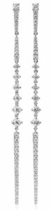 Blue Nile Diamond Linear Drop Earrings