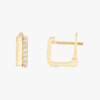 Diamond Huggie Hoop Earrings