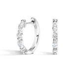 Versailles Diamond Huggie Earrings