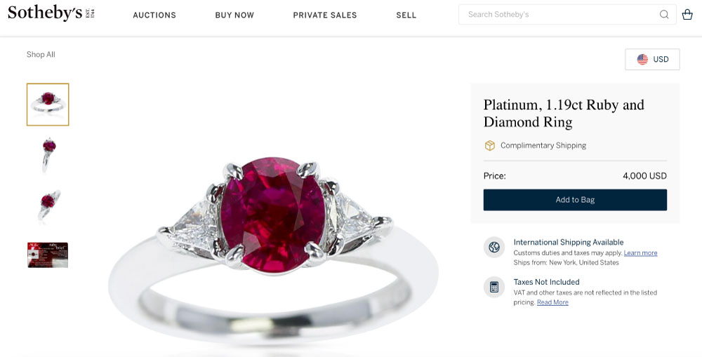 sell ruby ring auction house sothebys