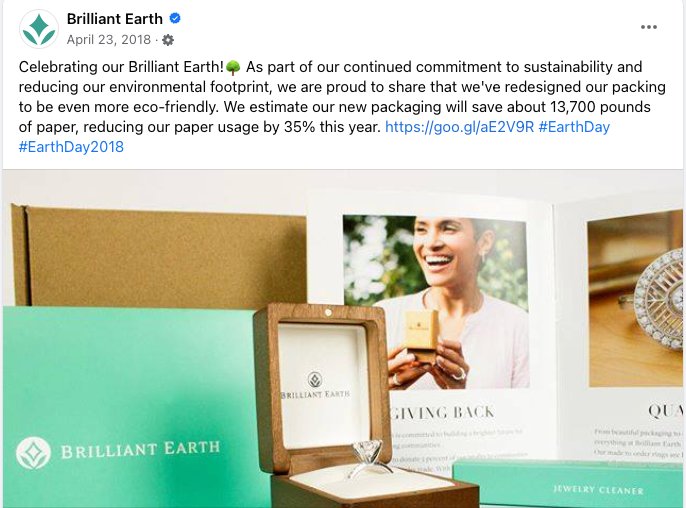 Brilliant Earth packaging redesign