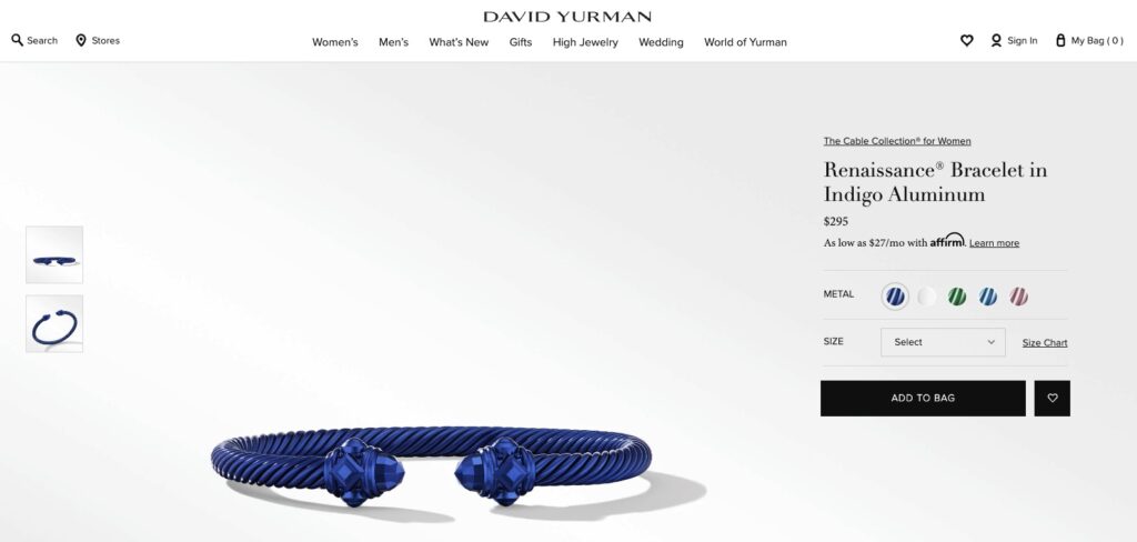 David Yurman cable design