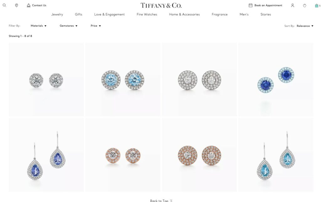 Tiffany Soleste Earrings