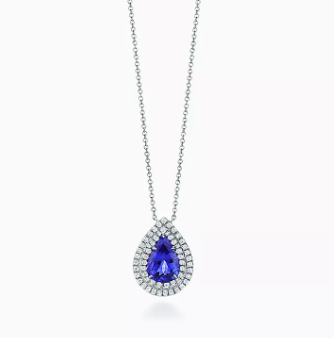 Tiffany soleste pear shaped tanzanite