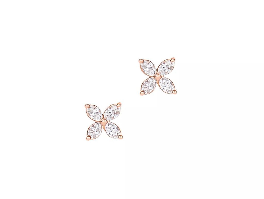 Tiffany victoria stud earrings