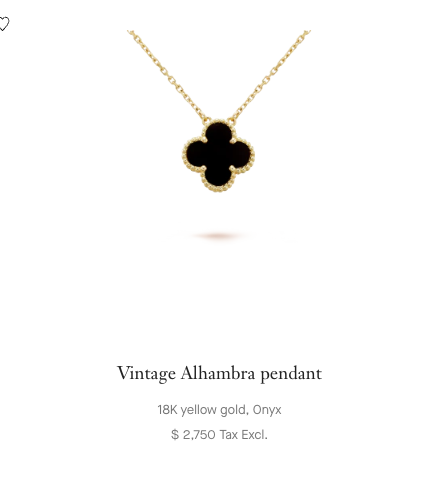 Vintage Alhambra pendant