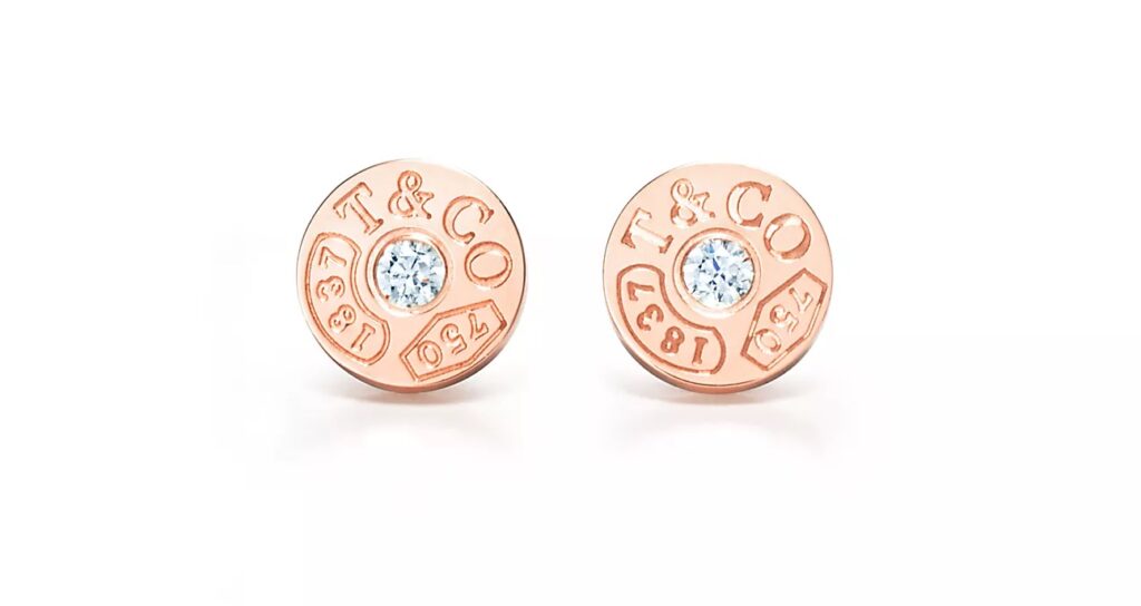 tiffany circle earrings