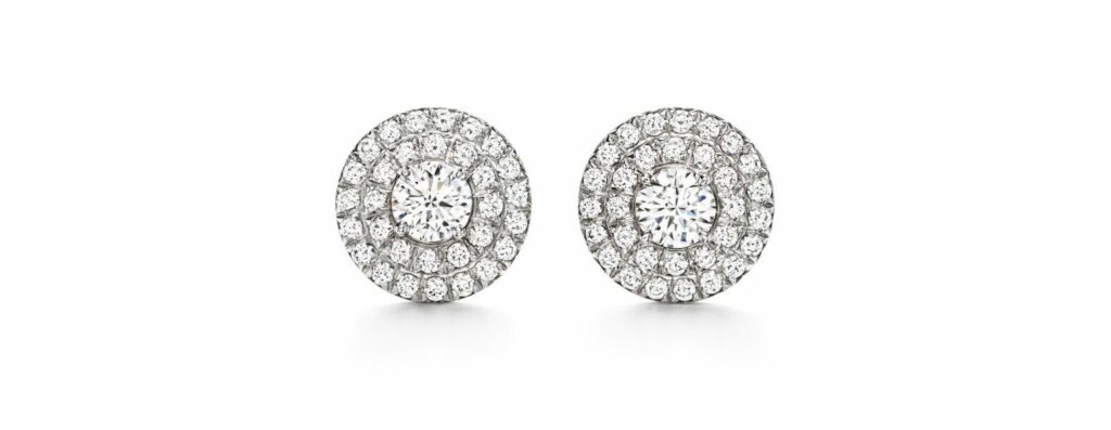 tiffany soleste double halo earrings