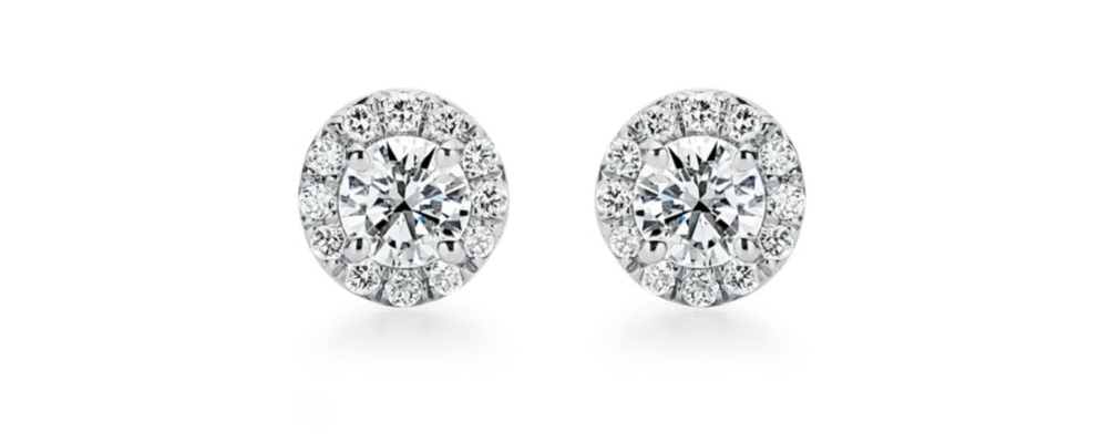 tiffany soleste single halo earrings