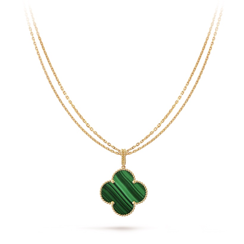 3ct Four Leaf Clover Van Cleef Inspired Drop Down Necklace – Nina Elle  Jewels