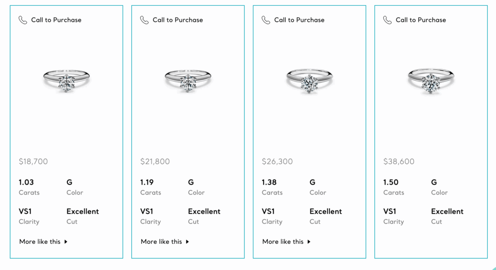 Tiffany diamond quality on sale